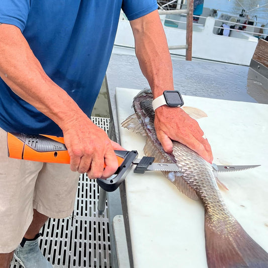 Speed Demon Pro Lithium-ion Electric Fillet Knife - Cordless Rechargeable Fishing Knife with 2 Blades, High Torque Motor with Extended Battery Life, Ergonomic Handle and Custom Carry Case