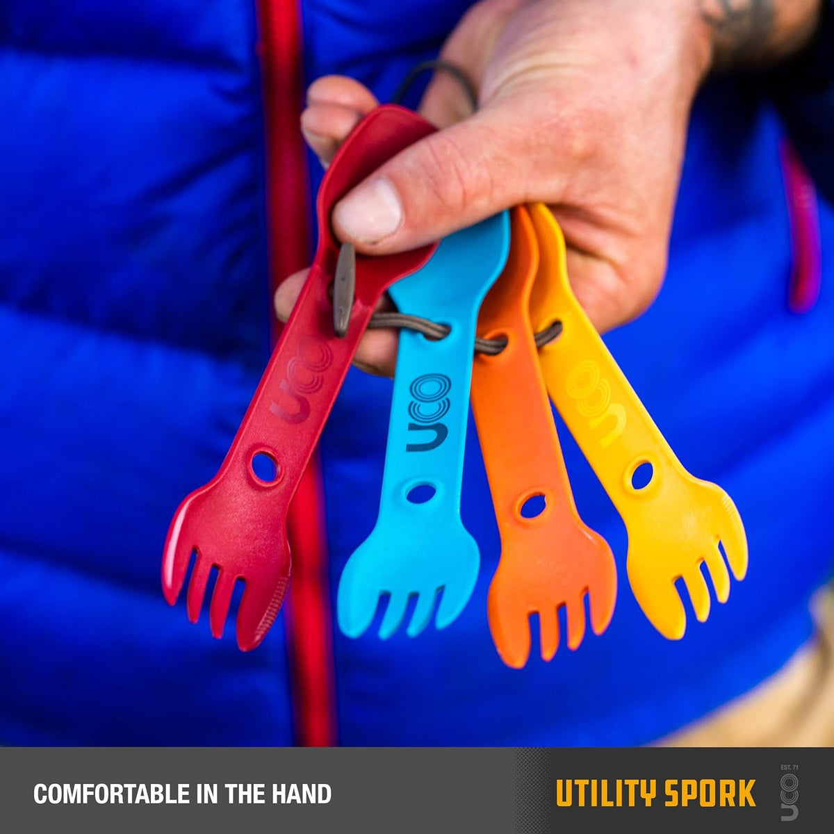 Utility Spork 3-in-1 Combo Spoon-Fork-Knife Camping Utensil