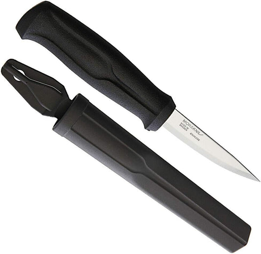 Woodcarving Basic Sandvik Stainless Steel Wood Carving Knife With Sheath, 3 Inch