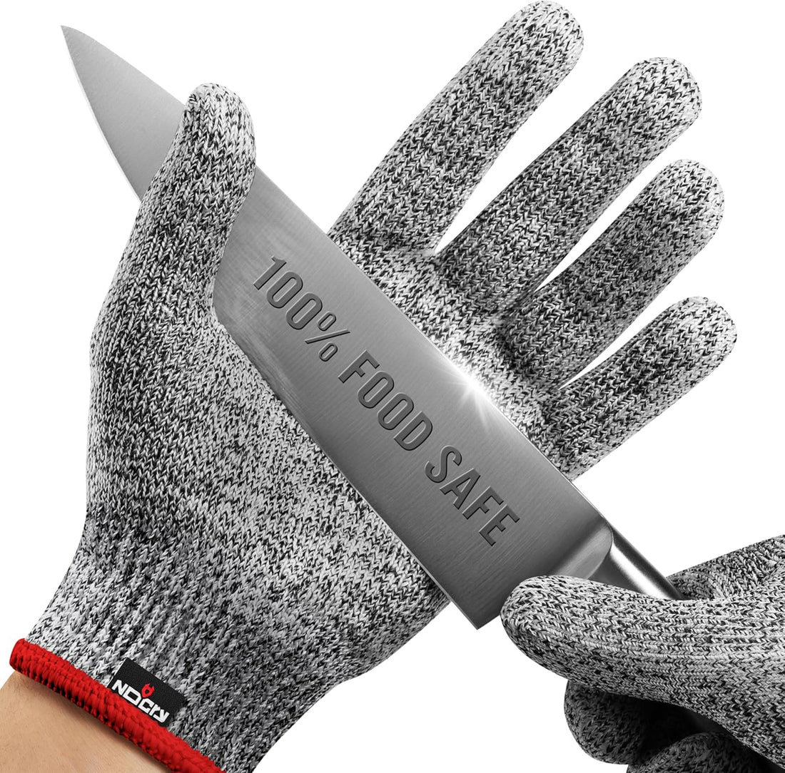 Premium Cut Resistant Gloves Food Grade — 100% Food Safe — Level 5 Meat Cutting Glove for Chefs & Butchers — Perfect Mandolin