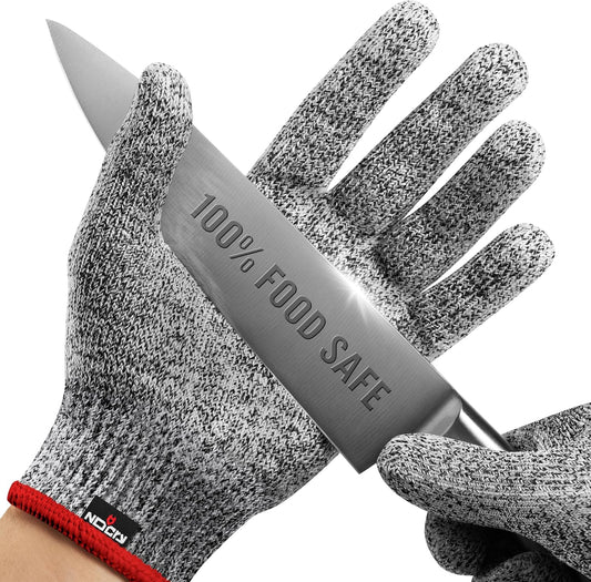 Premium Cut Resistant Gloves Food Grade — 100% Food Safe — Level 5 Meat Cutting Glove for Chefs & Butchers — Perfect Mandolin