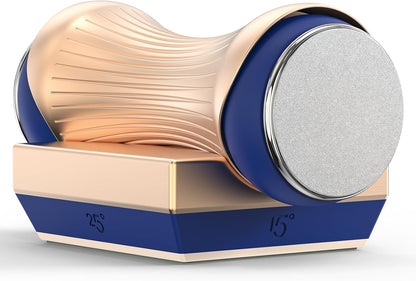 Rolling Knife Sharpener, Knife Sharpening with Industry Diamonds for Steel of any hardness, Made Easy Knife Sharpener Kit for Kitchen Knives, Offers 15 & 18 & 20 & 25 Degree Sharpening