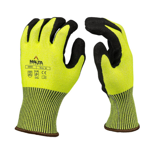 Safety Work Protective Gloves – Mens Work Gloves with ANSI Cut Level A5 Protection, Touchscreen Compatible, OSHA and ANSI Compliant (Medium, 12 Pair)