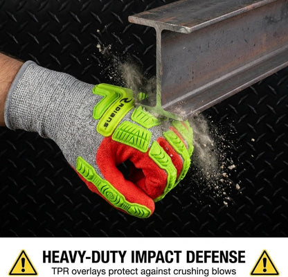 RWG603 Cut Protection Sandy Foam Nitrile Coated Glove, Cut Protection Level A5