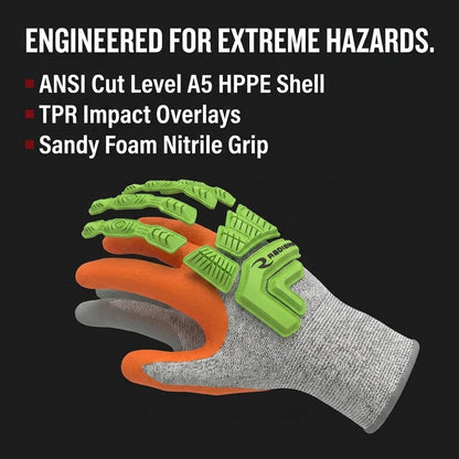 RWG603 Cut Protection Sandy Foam Nitrile Coated Glove, Cut Protection Level A5