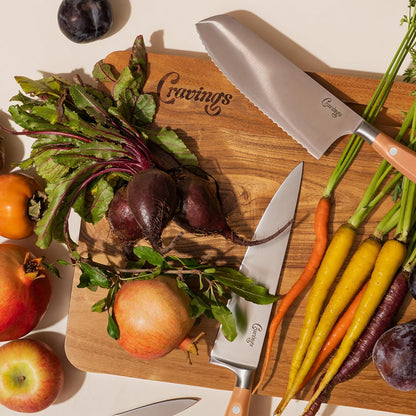 Teak Cutting Board for Kitchen, 20 x 12 inches