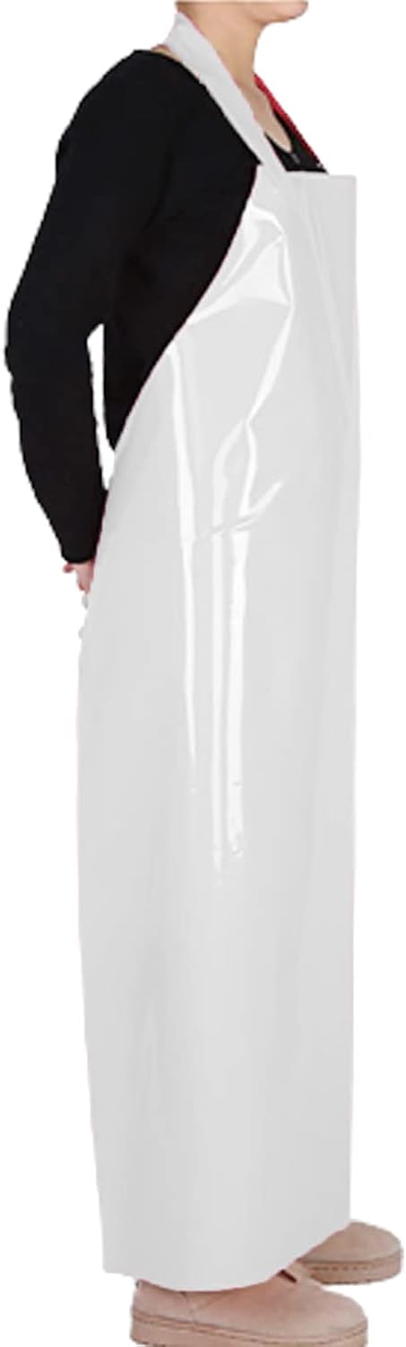 Waterproof Oil Proof Bib Apron Utility Apron Chemical Resistant Apron with Sleeve Work Apron Ultra Lightweight