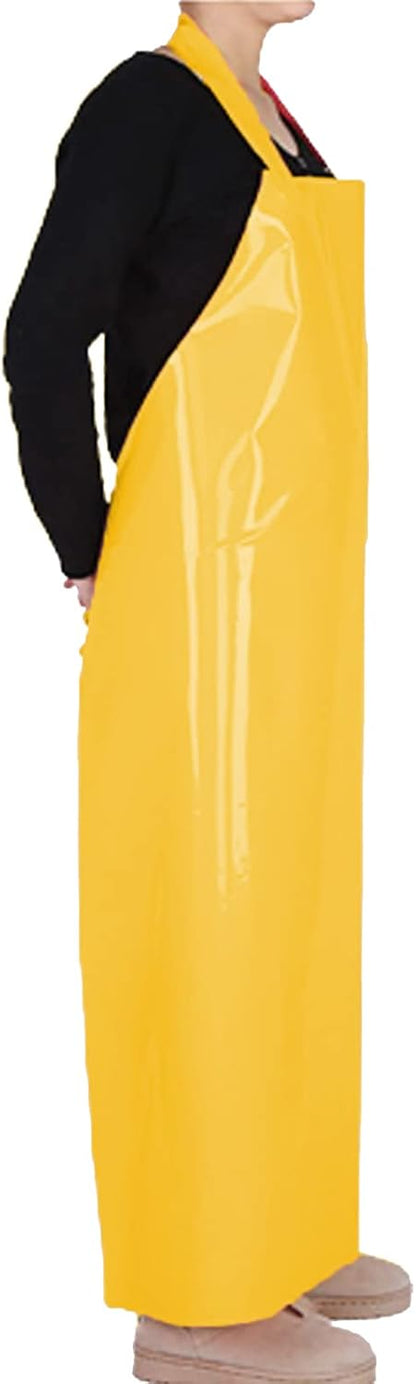Waterproof Oil Proof Bib Apron Utility Apron Chemical Resistant Apron with Sleeve Work Apron Ultra Lightweight