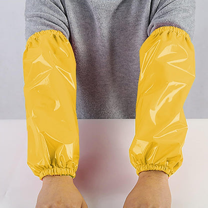 Waterproof Oil Proof Bib Apron Utility Apron Chemical Resistant Apron with Sleeve Work Apron Ultra Lightweight