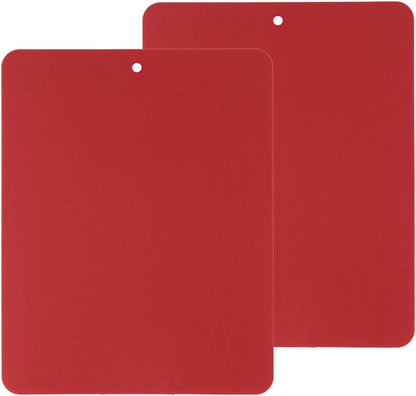 Flexible Cutting Board 2-Pack - Lays Flat for Secure Work Surface - Extra-Thick for Durability - BPA-Free and Food-Safe - 14.5 x 11.5”, Lime/Pink