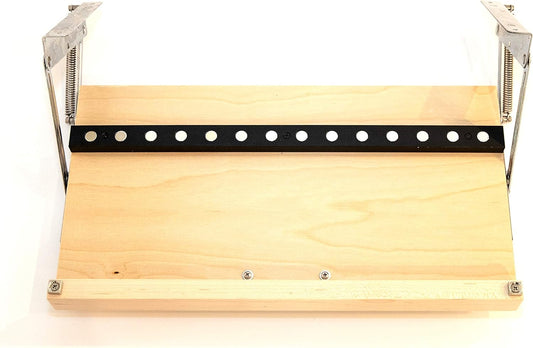 Modern Rustic Natural Wood Under Cabinet Steak & Paring Knife Block