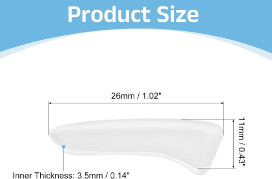 100Pcs Blade Knife Tip Protector Cover, 26 x 11 x 3.5mm Plastic Knife Guard Sleeves Knife Blade Tip Sleeves Cover for Kitchen, Clear