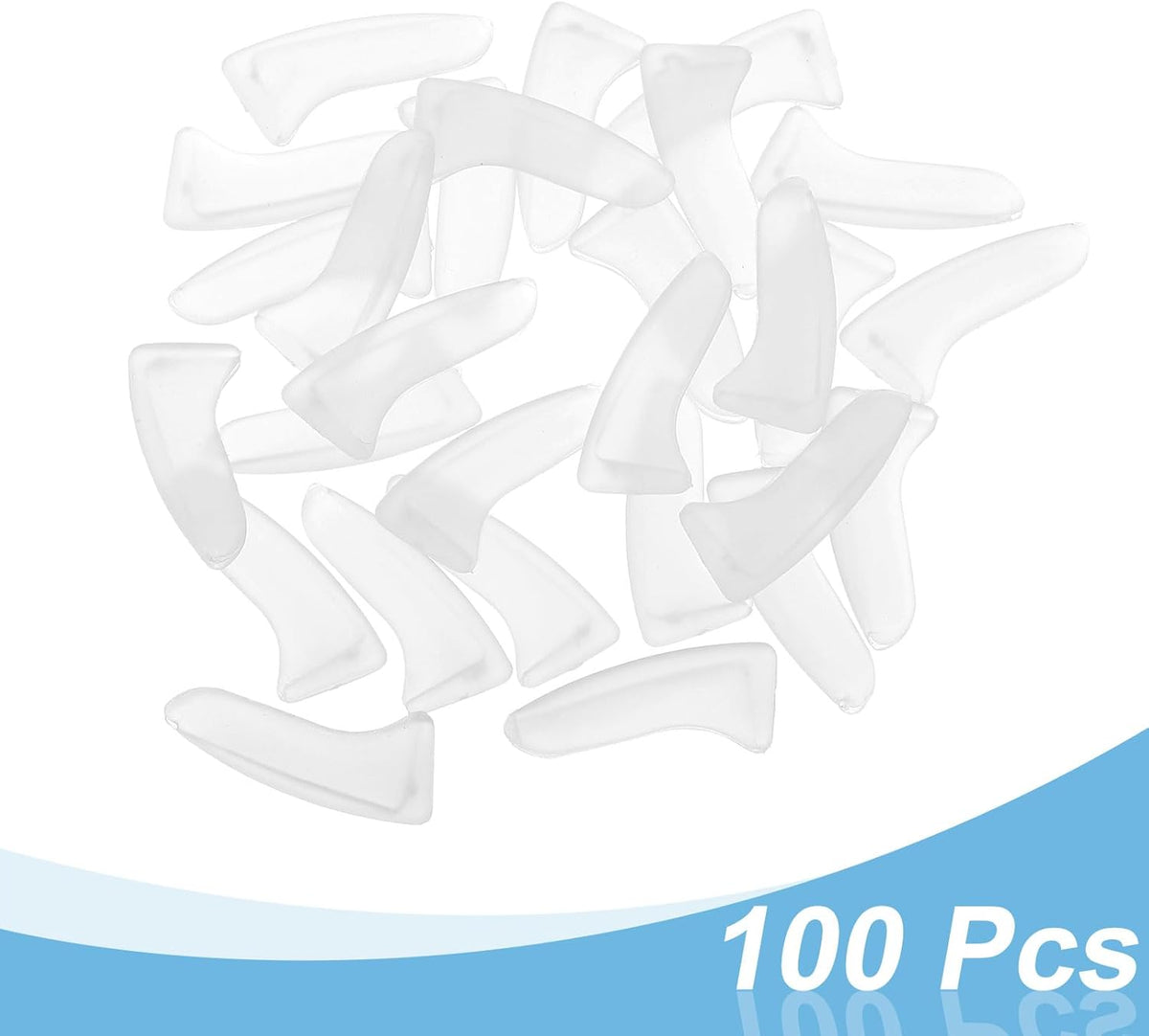 100Pcs Blade Knife Tip Protector Cover, 26 x 11 x 3.5mm Plastic Knife Guard Sleeves Knife Blade Tip Sleeves Cover for Kitchen, Clear