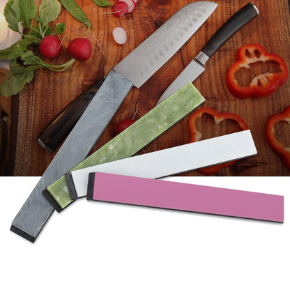 Knife Sharpening Stone Whetstone, 4pcs 3000/5000/8000/10000 Grits Colorful Grindstone with Base for Knives Sharpening Fixed Angle Knife Sharpener, Steel Grinding Disc