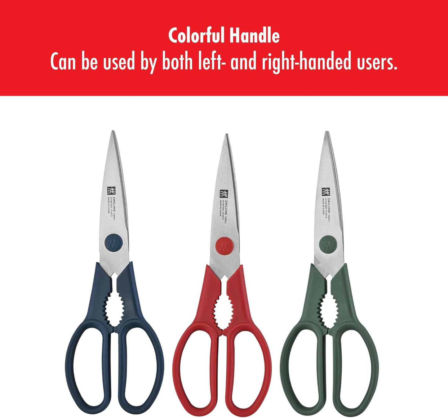 Now S 3-pc Shears Set, Blue, Red and Green