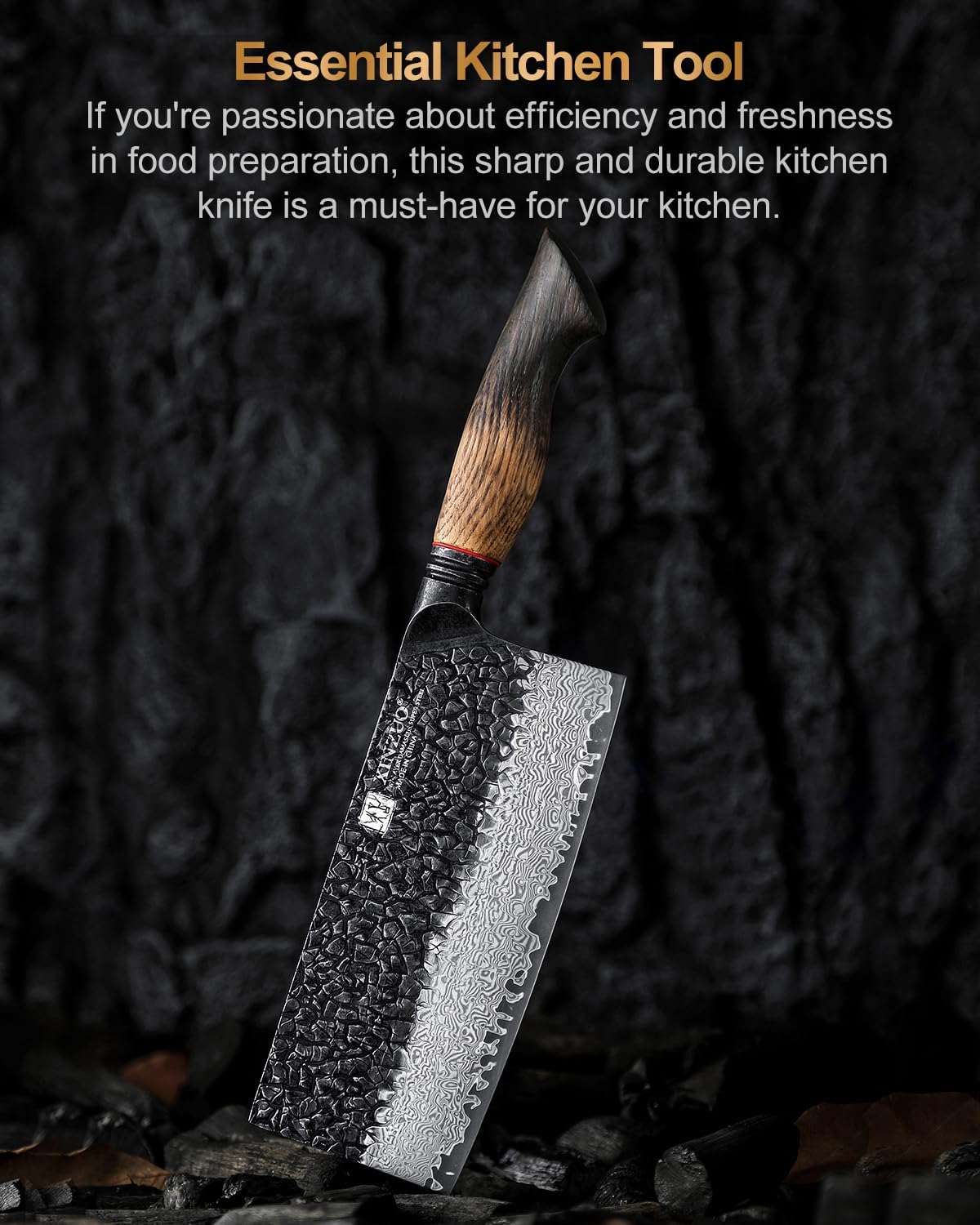 10 Inch Brisket Carving Knife，67-Layer Damascus Steel，Razor Sharp Curved Butcher Breaking Knives For Meat Cutting With White Oak + Red G10 Gasket Handle