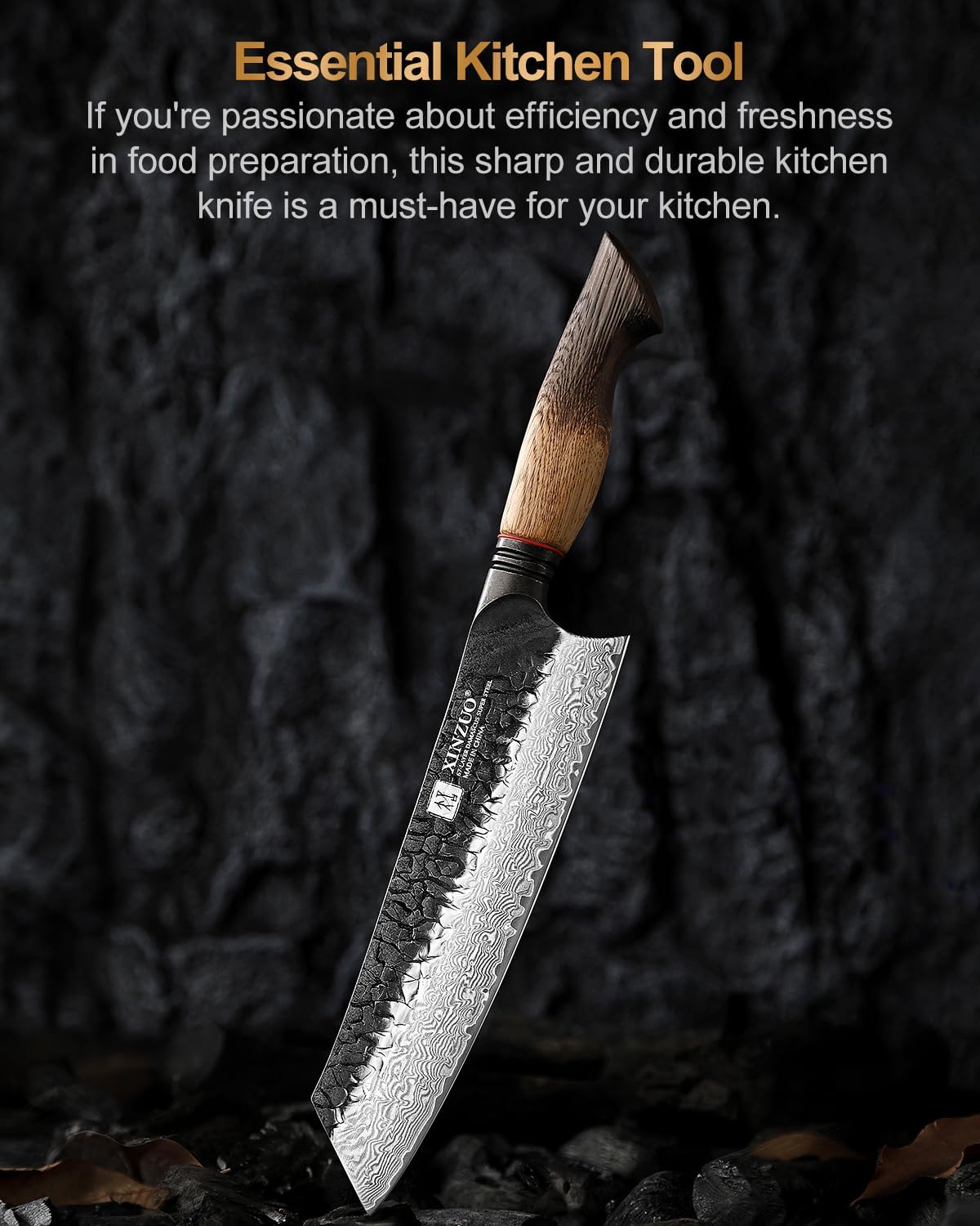 10 Inch Brisket Carving Knife，67-Layer Damascus Steel，Razor Sharp Curved Butcher Breaking Knives For Meat Cutting With White Oak + Red G10 Gasket Handle
