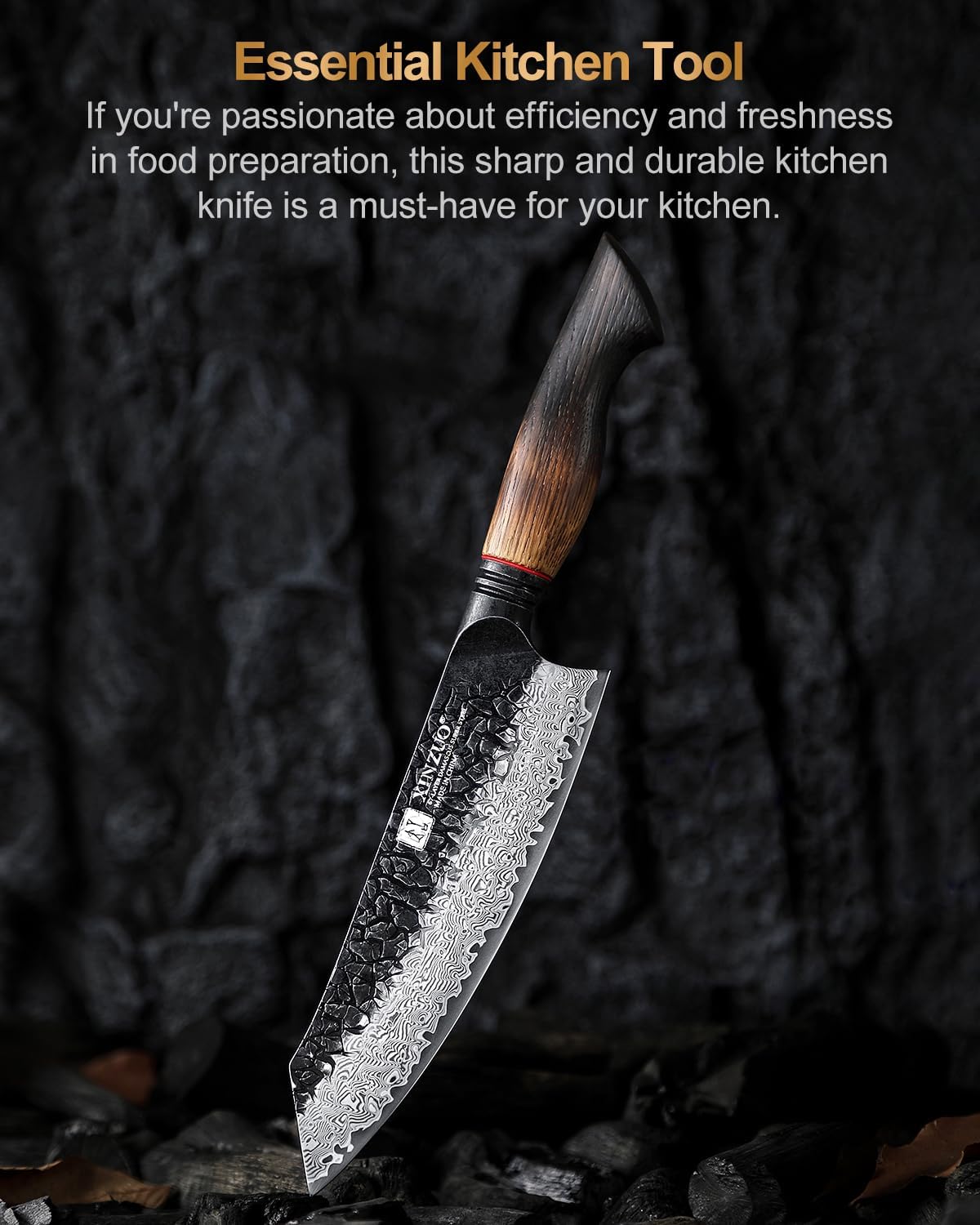 10 Inch Brisket Carving Knife，67-Layer Damascus Steel，Razor Sharp Curved Butcher Breaking Knives For Meat Cutting With White Oak + Red G10 Gasket Handle