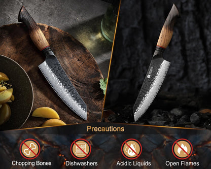 10 Inch Brisket Carving Knife，67-Layer Damascus Steel，Razor Sharp Curved Butcher Breaking Knives For Meat Cutting With White Oak + Red G10 Gasket Handle