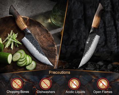 10 Inch Brisket Carving Knife，67-Layer Damascus Steel，Razor Sharp Curved Butcher Breaking Knives For Meat Cutting With White Oak + Red G10 Gasket Handle