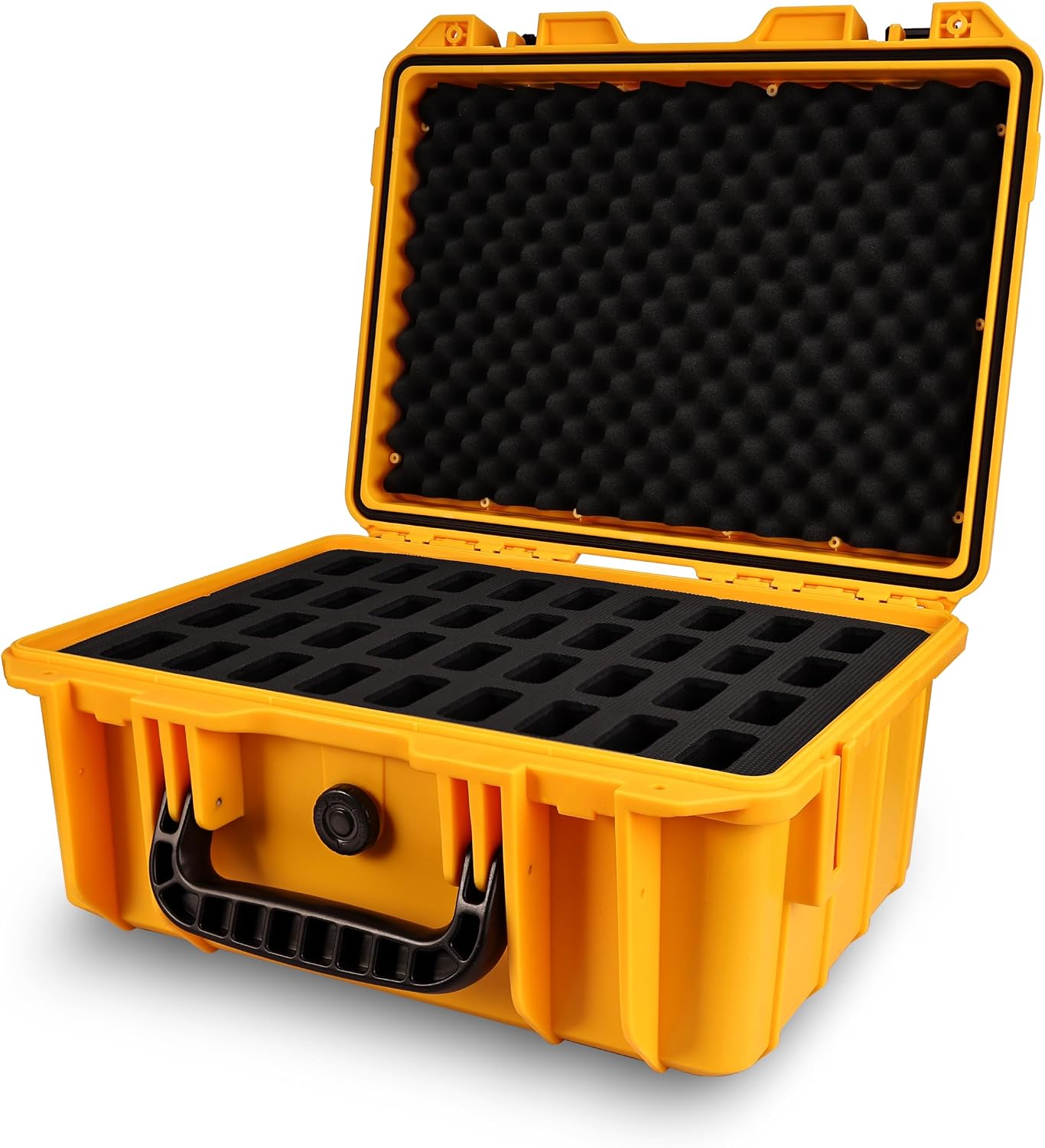 15" Knife Storage Case for 36 Folding Knives Organizer Holder Box | Large Pocket Knife Display Case,Waterproof Lockable Protective Box for Collections,Portable Travel Carrying Suitcase