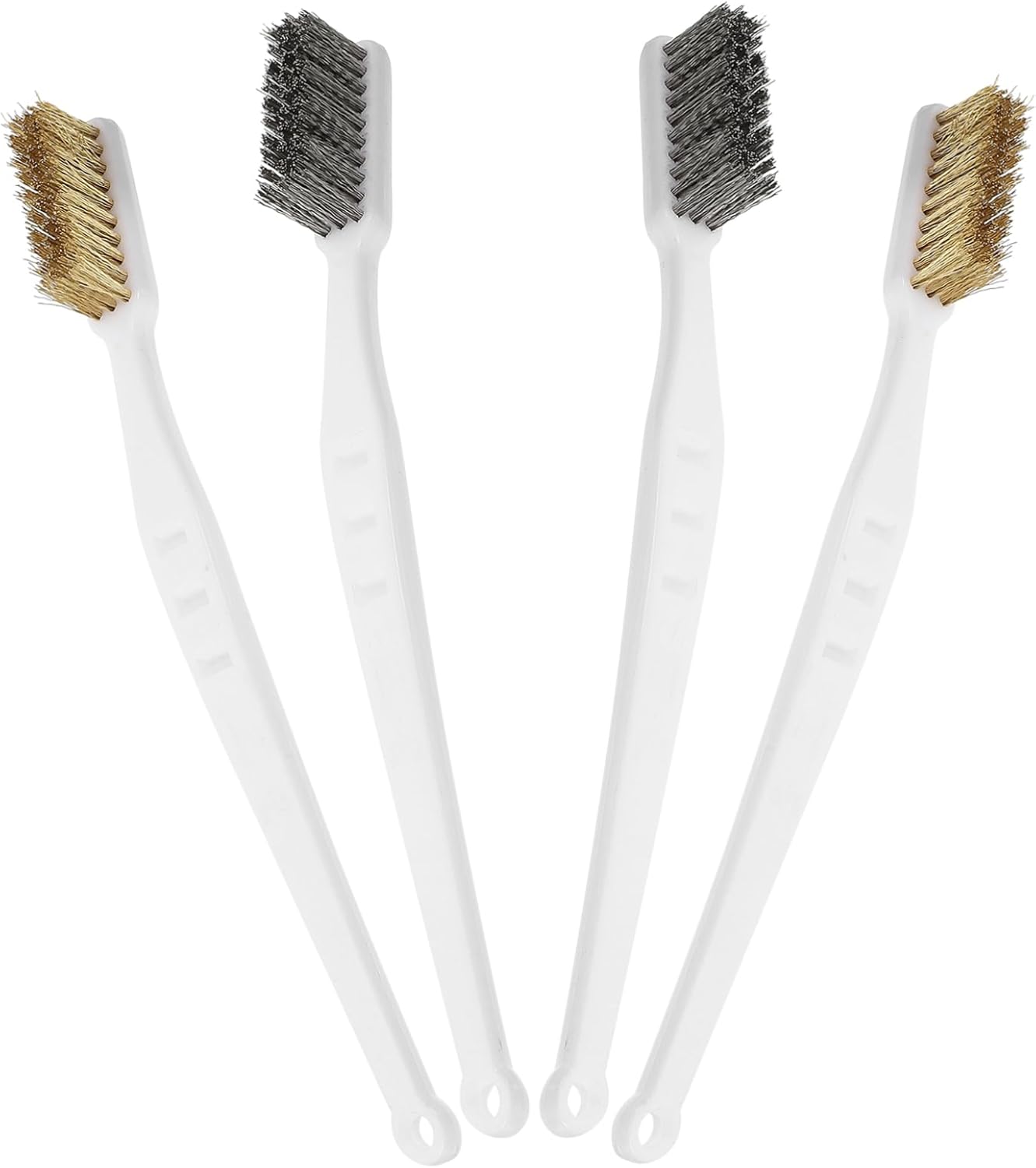 4pcs Rust Removal Brush Durable Steel Wire Brushes for Rust Cleaning Polishing Scrubbing Versatile Tools for Home Industrial Automotive Use