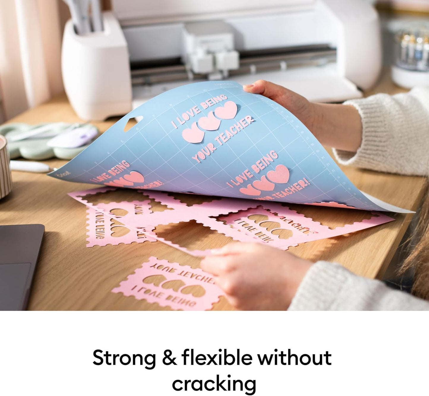 Cutting Mat Variety Pack (8 Count, 12in x 12in) | For Explore & Maker Machines - Includes 4 StandardGrip, 2 LightGrip, 2 StrongGrip