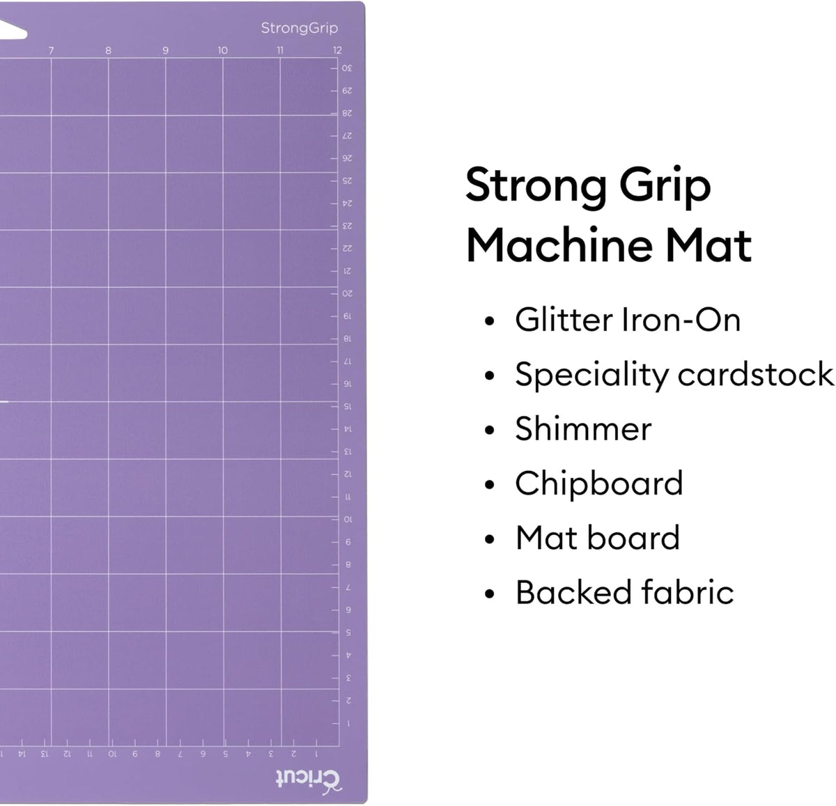 Cutting Mat Variety Pack (8 Count, 12in x 12in) | For Explore & Maker Machines - Includes 4 StandardGrip, 2 LightGrip, 2 StrongGrip