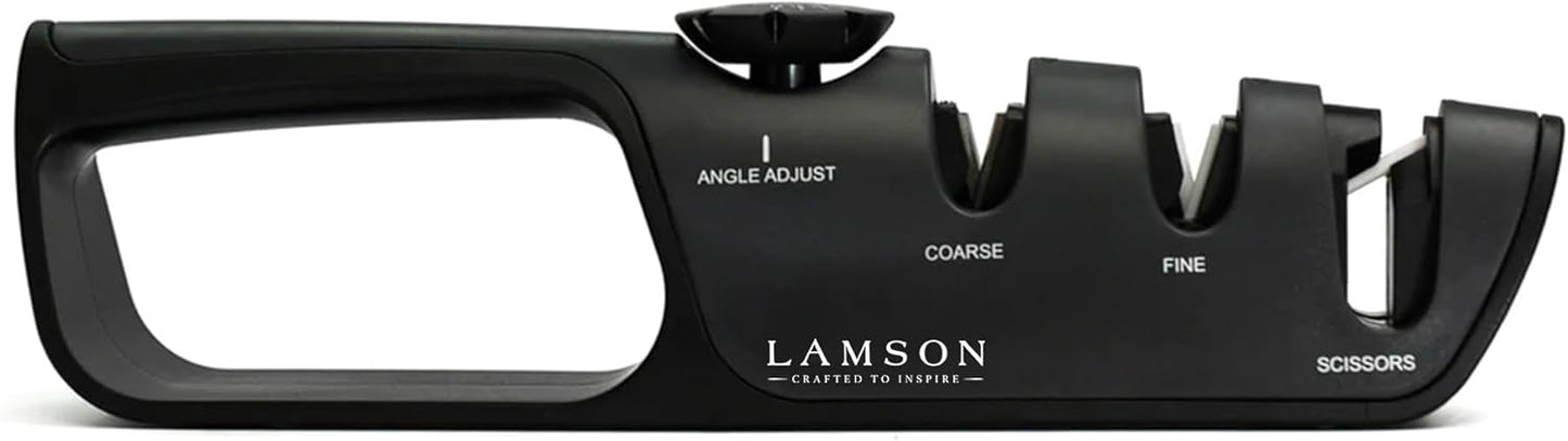 Lamson Adjustable Handheld Knife Sharpener