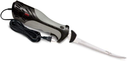 Heavy Duty Electric Fillet Knife Grey/Black, 7 1/2" Blade
