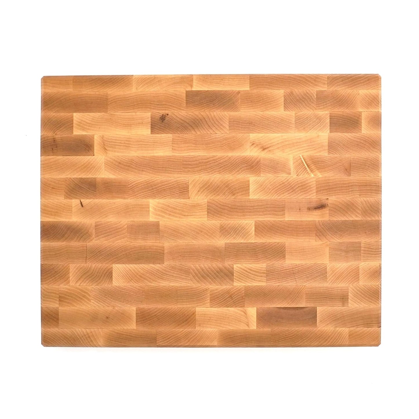 Professional Series, Wooden Cutting Board, Maple Wood, 20"x16"x2", Butcher Block Cutting Board, Large Wooden Cutting Board, Maple Cutting Board, Thick End Grain Cutting Board for Kitchen