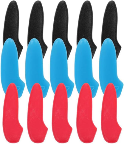30 Pcs Knife Tip Covers Flexible Cutter Tip Guards Anti-Scratch Sleeves for Kitchen Knife Storage Transportation and Shipping Fits Small to Large Straight Cutters