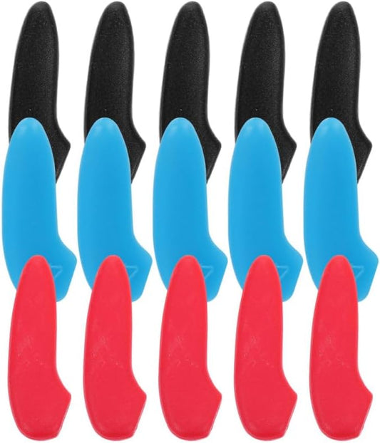 30 Pcs Knife Tip Covers Flexible Cutter Tip Guards Anti-Scratch Sleeves for Kitchen Knife Storage Transportation and Shipping Fits Small to Large Straight Cutters