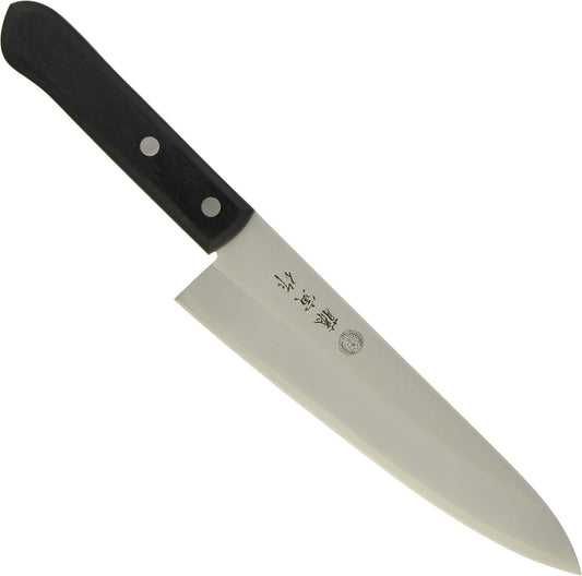 Fujitora Gyuto Knife 7.1 inches (180 mm), Japan Cobalt Alloy Steel, Double-edged, Chef's Knife That Can Be Used for Cutting Meat, Cooking Fish and Vegetables, The Thickness of the Blade is Set for