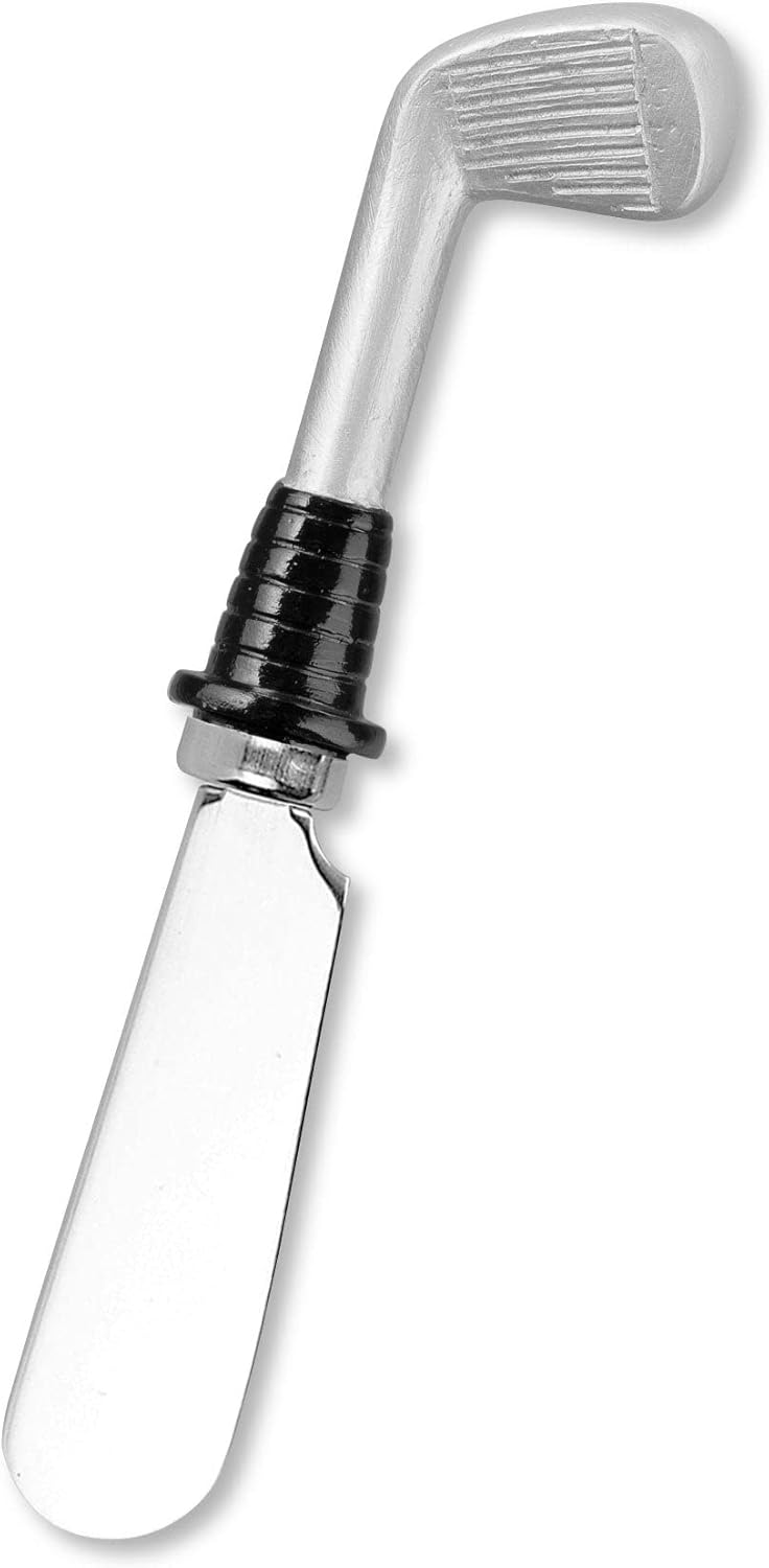 UP Tennis Themed Cheese Spreaders, Hand-Painted Resin Handles with Stainless Steel Blades for Spreading Cream Cheese, Butter, and Jam, Assorted Designs, Set of 4