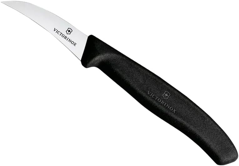 VIC-6.7503 Swiss Classic Paring 2½" Shaping Spear Point Blade 5/8" Width at Handle Black