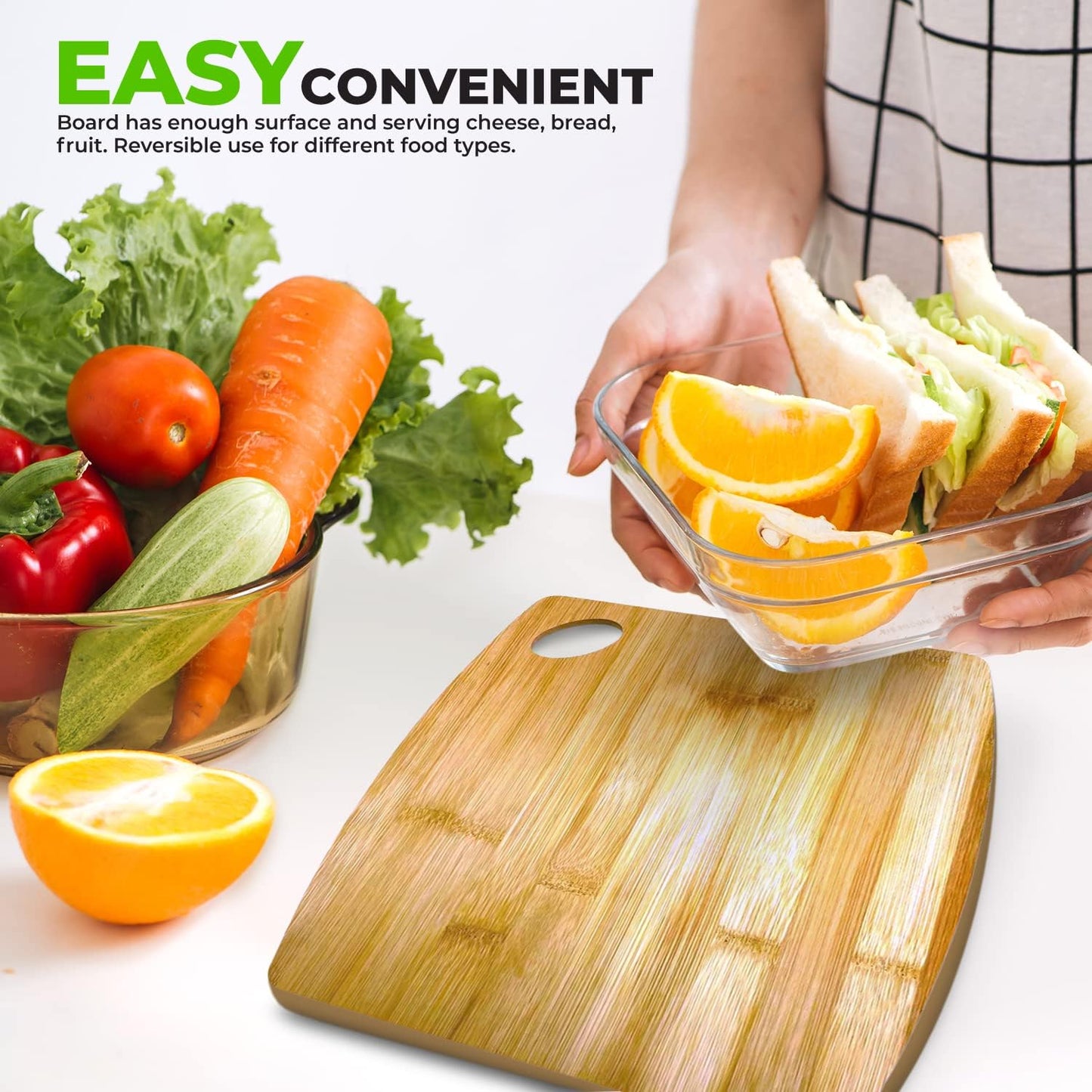 Bulk Plain Bamboo Cutting Board (Set of 12) | For Customized, Personalized Engraving Purpose | Wholesale Premium Blank Bamboo Board (Rectangular 12" X 9")