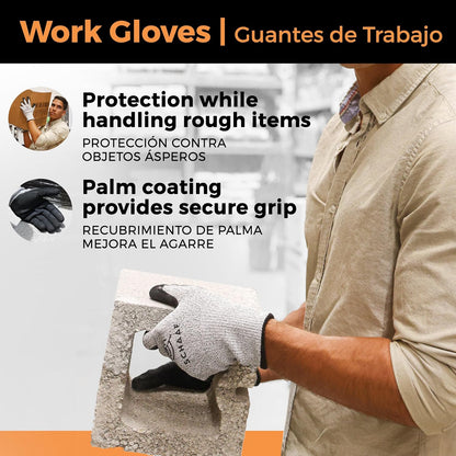 Cut Resistant Gloves, Durable, Flexible, Level 5 Cut Protection for Wood Carving and Woodworking