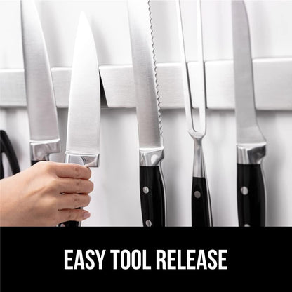 304 Stainless Steel Magnetic Knife Holder Strip, 10 Inch