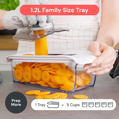 Pro Mandoline Vegetable Slicer, 6-in-1 Kitchen Prep Tool
