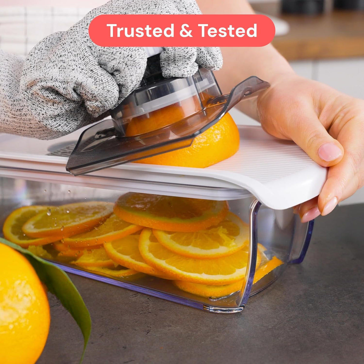 Pro Mandoline Vegetable Slicer, 6-in-1 Kitchen Prep Tool