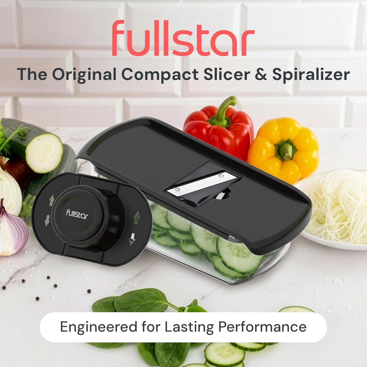 Pro Mandoline Vegetable Slicer, 6-in-1 Kitchen Prep Tool