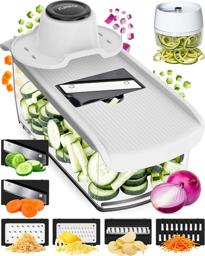 Pro Mandoline Vegetable Slicer, 6-in-1 Kitchen Prep Tool