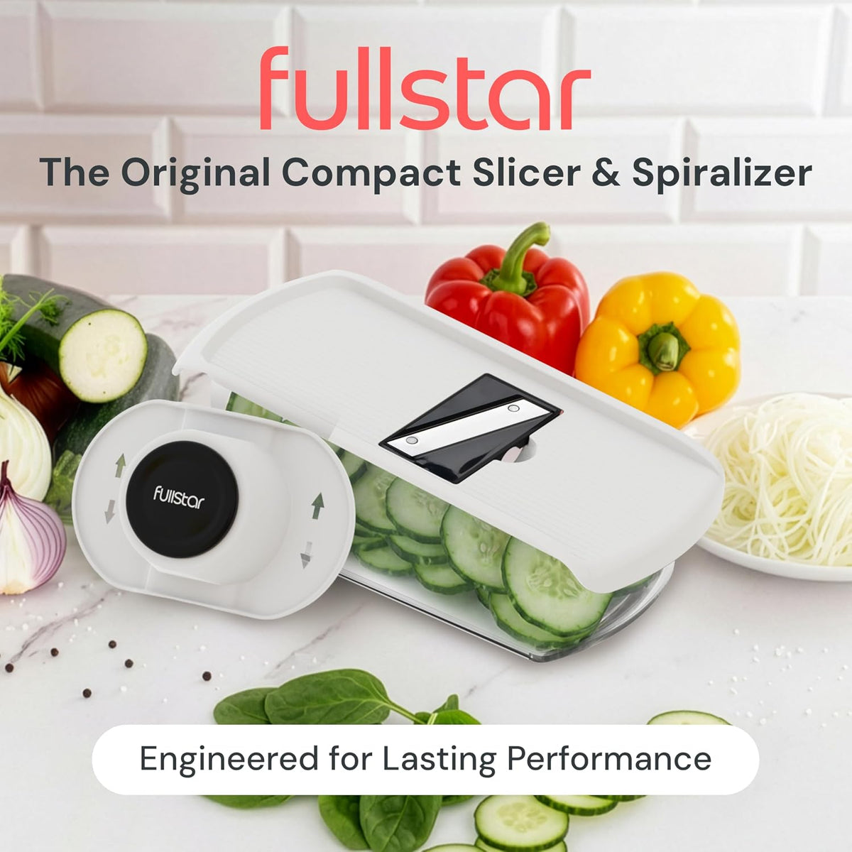 Pro Mandoline Vegetable Slicer, 6-in-1 Kitchen Prep Tool