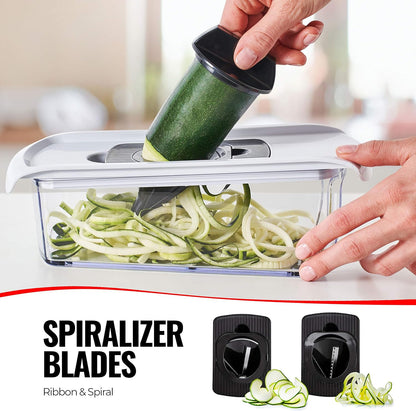 Pro Mandoline Vegetable Slicer, 6-in-1 Kitchen Prep Tool