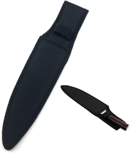 9"~10"Chef Knife Beef Knife Scabbard Sheath (Black Nylon)