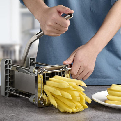 French Fry Cutter for Potatoes, 1/2 Inch Professional Grade