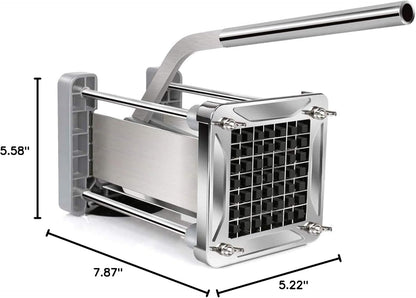 French Fry Cutter for Potatoes, 1/2 Inch Professional Grade