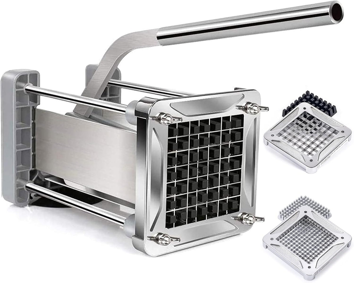 French Fry Cutter for Potatoes, 1/2 Inch Professional Grade