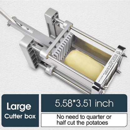 French Fry Cutter for Potatoes, 1/2 Inch Professional Grade